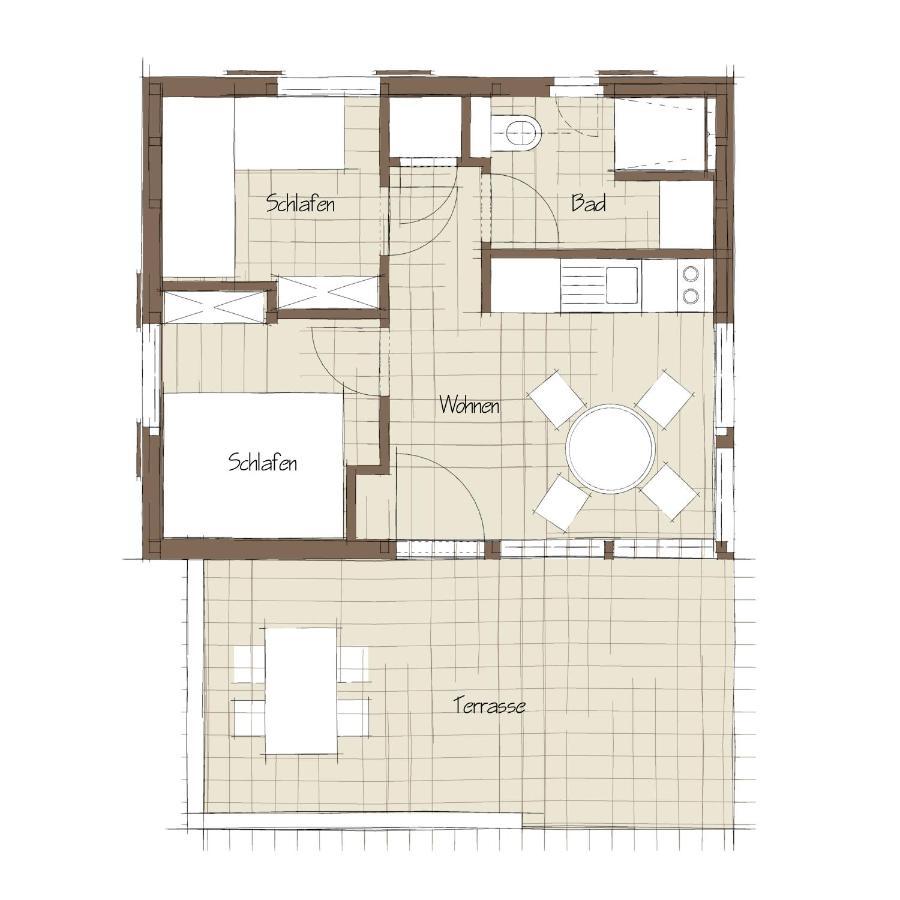 Bungalows Am Waldessaum Bei Hohenzieritz ภายนอก รูปภาพ